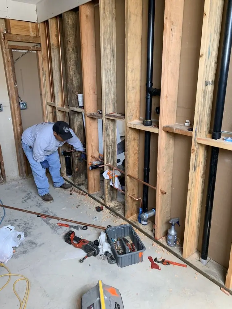Commercial rough-in plumbing for Gas Line Repair in East Windsor
